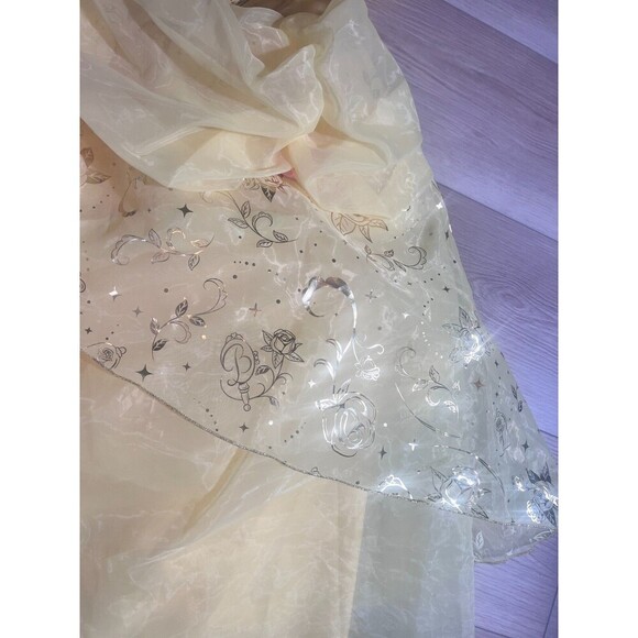 Authentic Disney Store Belle Costume 9/10 Girl Beauty and the Beast - Picture 3 of 8